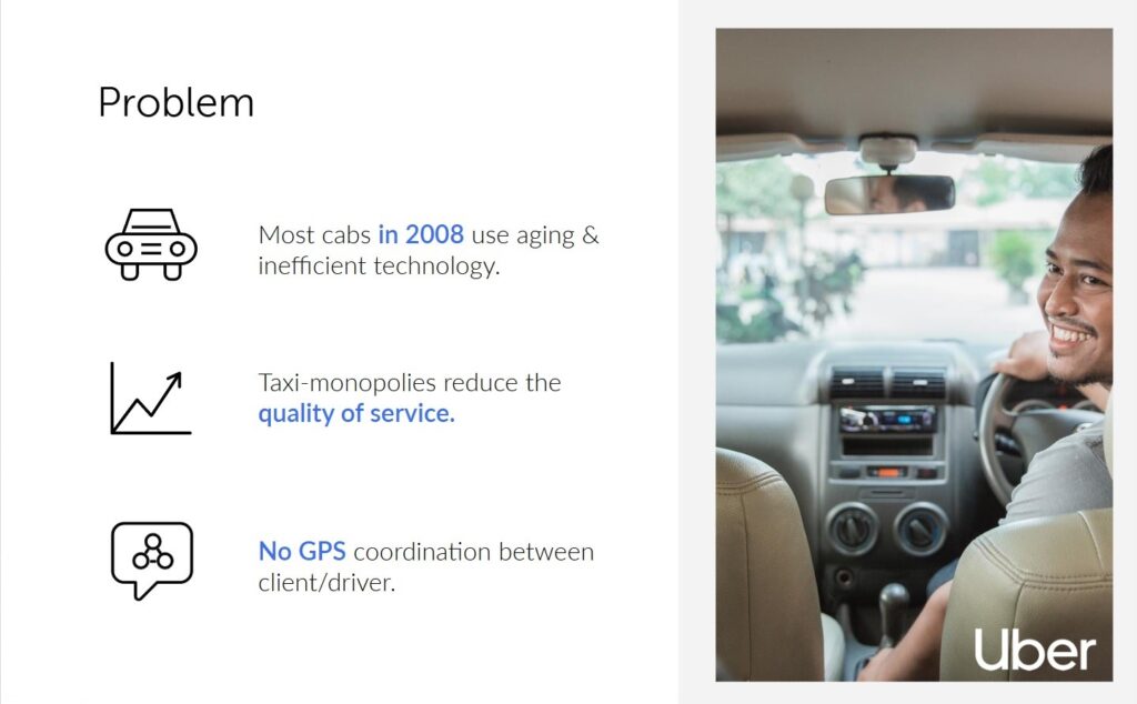 Problem slide Uber.